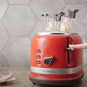 Ariete-0149R-Moderna-2-Slice-Toaster-Defrost-Heating--Cooking-Function-Red-Stainless-Steel-B07YCPJB3B